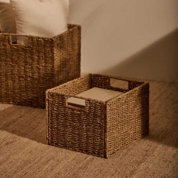 BOITE PLIABLE TOSSA 32X27CM FIBRES NATURELLES