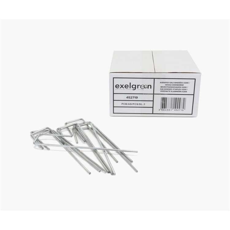 GALVANIZED STAPLES 200 PC S