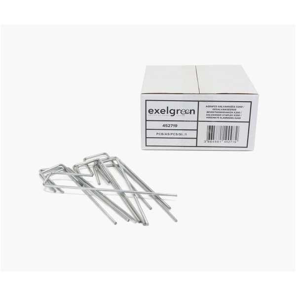 GALVANIZED STAPLES 200 PC S