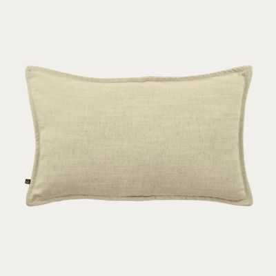 HOUSSE DE COUSSIN BLOK EN LIN BLANC 30 X 50 CM