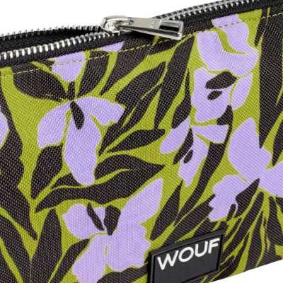 POCHETTE 23 CM ADRI MOTIF ET VERT OLIVE 2