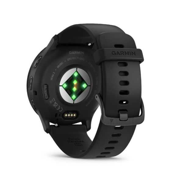 MONTRE CONNECTEE VENU 3 41MM SILICONE NOIR ACIER ARDOISE