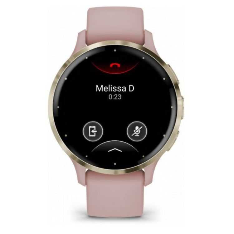 MONTRE CONNECTEE VENU 3S SOFT GOLD SILICONE ROSE