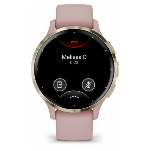 MONTRE CONNECTEE VENU 3S SOFT GOLD SILICONE ROSE