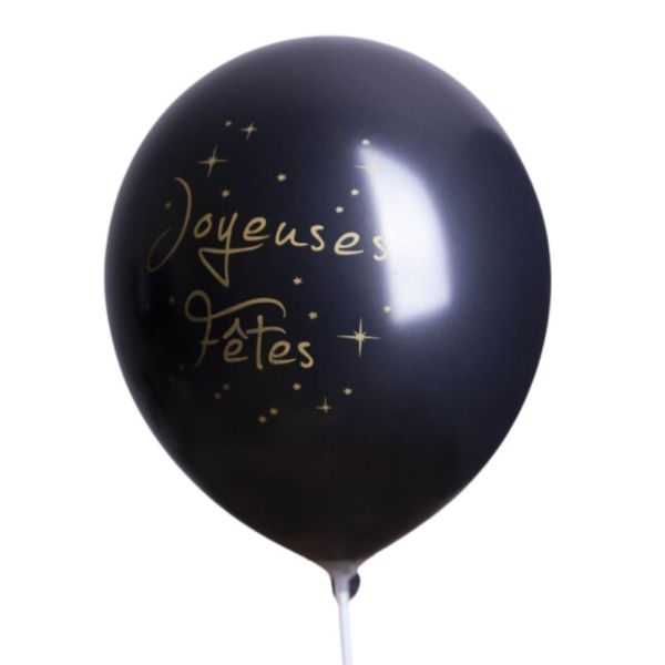 KIT BALLONS 31CM JOYEUSES FETES ASSORTIS COULEUR METAL (X100)