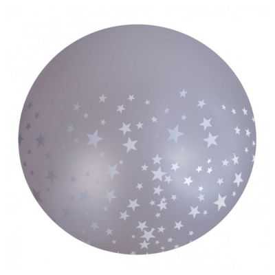 KIT BALLONS 36CM METAL ARGENT MOTIF ETOILES (X100) 2