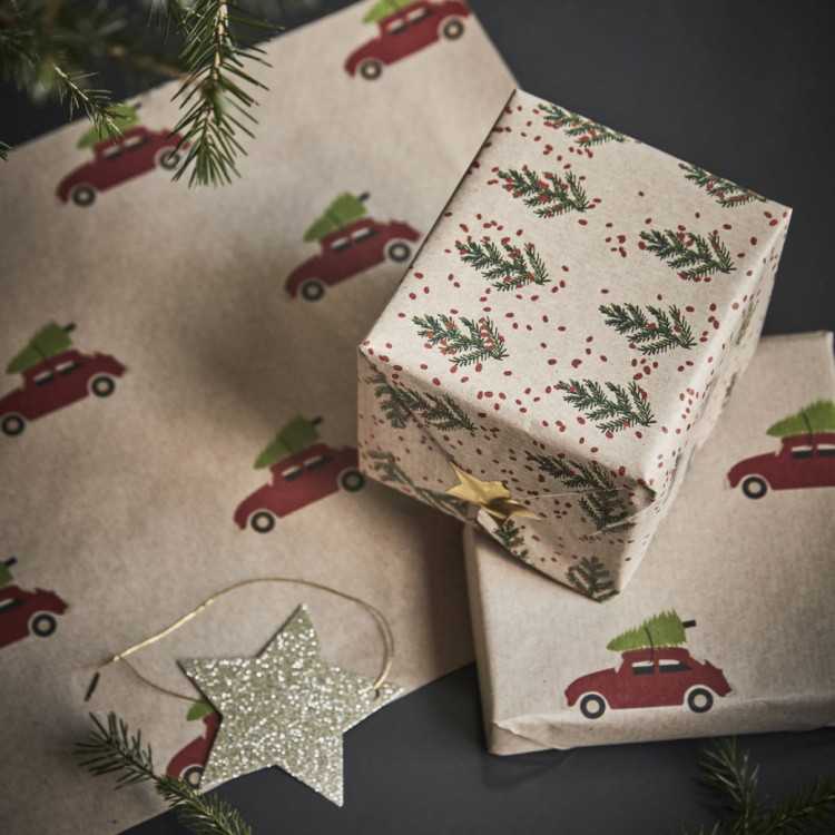 ROULEAU DE PAPIER CADEAU HDCRAFTY MULTICOLORE