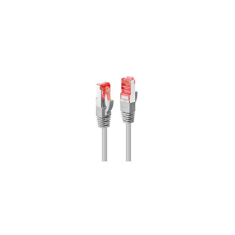 CAT.6 S/FTP NETWORK CABLE 3M GRAY AND RED