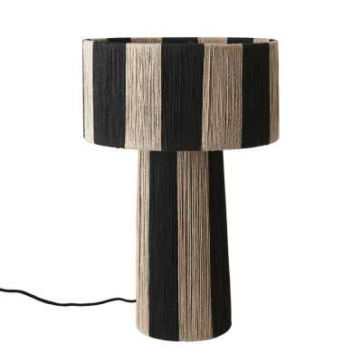 LAMPE DE TABLE JULLAN L NOIR ET NATURE