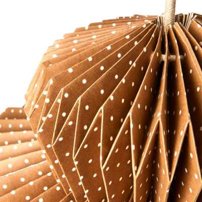 ABAT-JOUR UNI MARRON BLANC 2