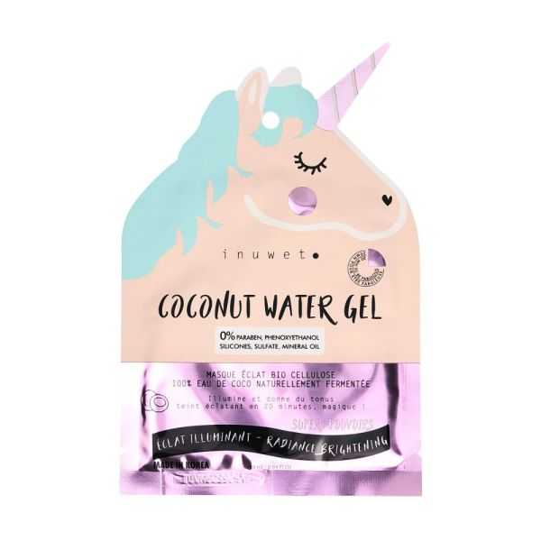 BOX OF 10 ORGANIC CELLULOSE COCONUT FACE MASKS