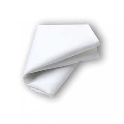 LOT DE 3 SERVIETTES EN COTON 45X45 CM PANAMA BLANC
