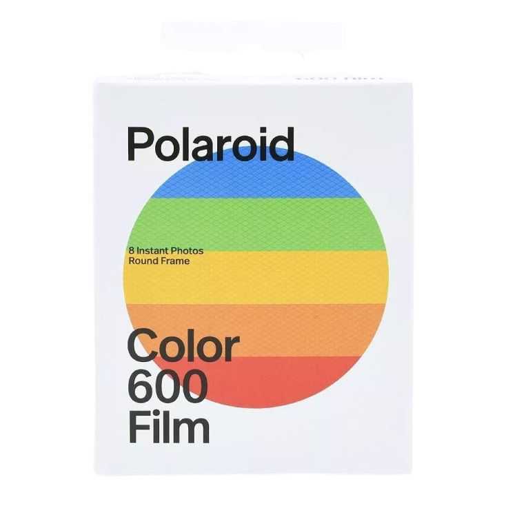 PAPIER PHOTO INSTANTANNE COULEUR 600 ROUND FRAME X8