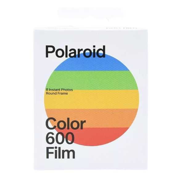 PAPIER PHOTO INSTANTANNE COULEUR 600 ROUND FRAME X8