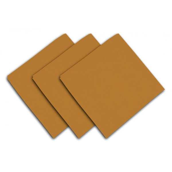 SET OF 3 COTTON TOWELS 45X45 CM PANAMA MUSTARD