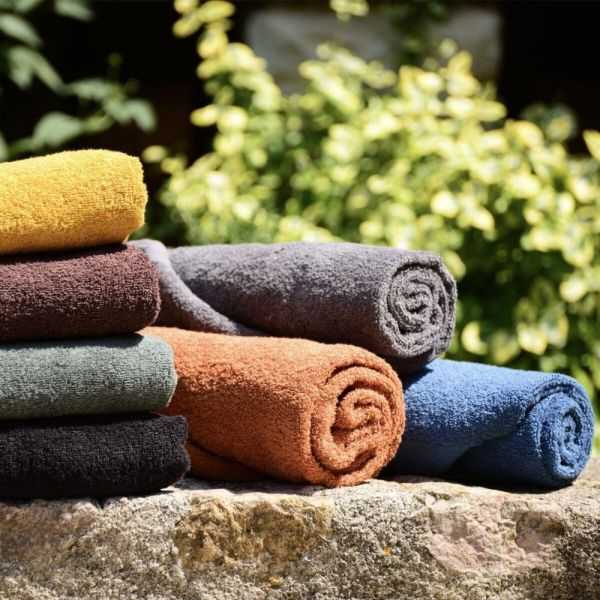 DRAP DE BAIN EN COTON 500 GR/M2 LAGUNE KAKI