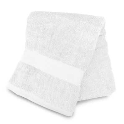 DRAP DE BAIN EN COTON 500 GR/M2 LAGUNE BLANC