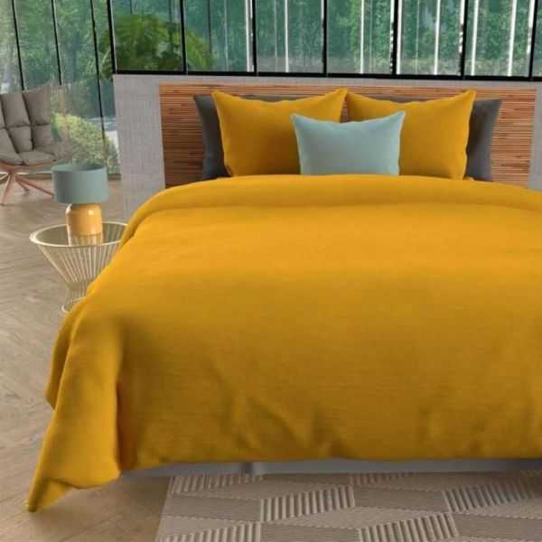 BED SET 140X200 CM BOHEME MUSTARD