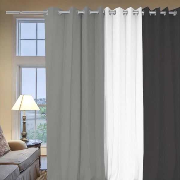 CORTINA BLACKOUT COM OLHO 135X250 CM MOKA