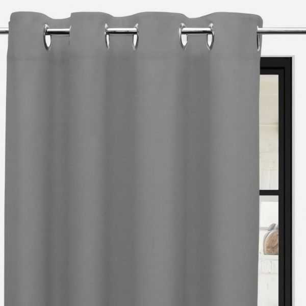 CORTINA BLACKOUT COM OLHO 135X250 CM MOKA