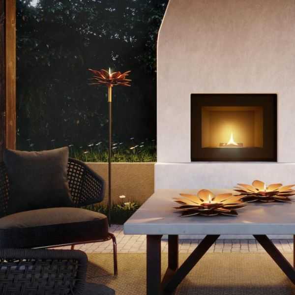 ANTIQUE TORCH LILJA 10 40 X 150 CM COPPER