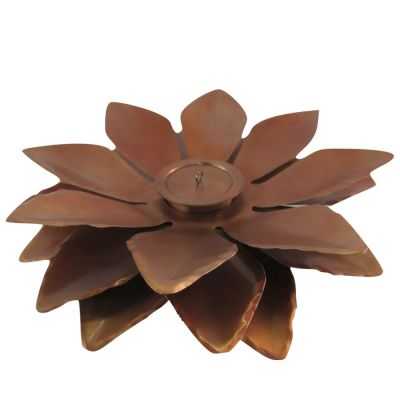 COPPER LILY DECORATIVE LANTERN