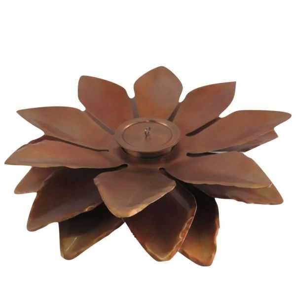LANTERNA DECORATIVA DE LÍRIO DE COBRE