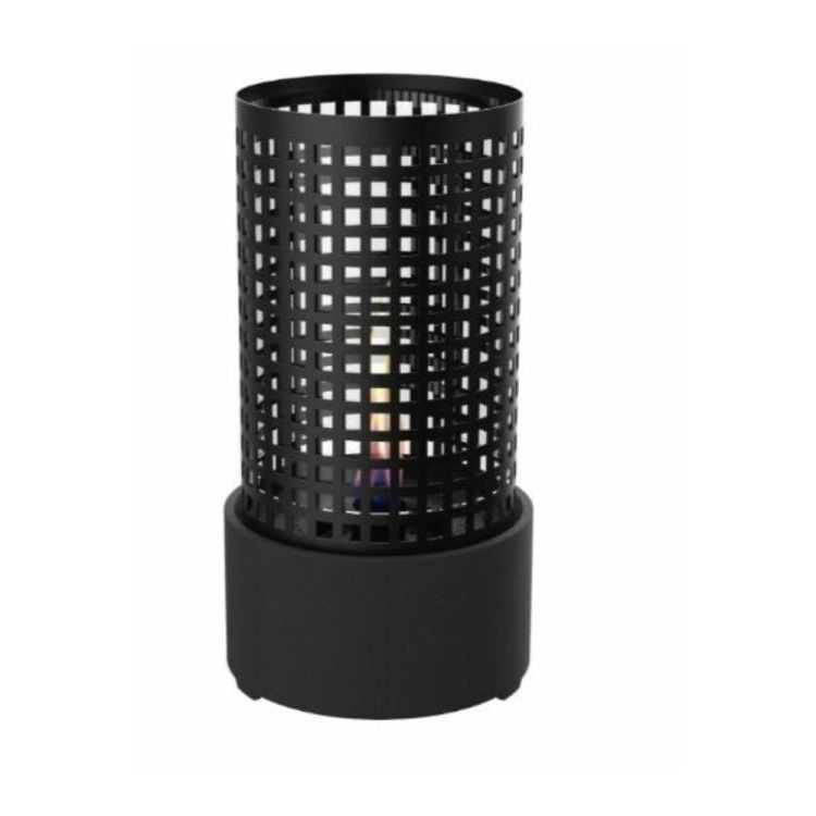 VELA AO AR LIVRE CAMP BAY 3W 20 X 41 CM METAL PRETO