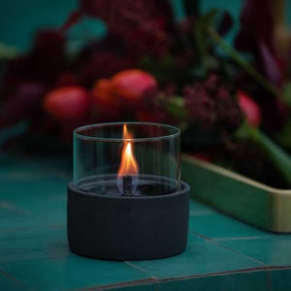 BOUGIE INTERIEUR ASTER 10 VERT REACTIF NOIR LAVE