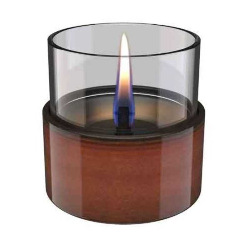 BOUGIE INTERIEUR ASTER 10 VERRE REACTIF AMBRE