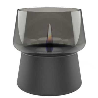 VELA INTERIOR DE AMARÍLIS 14 CM PRETO FUMO