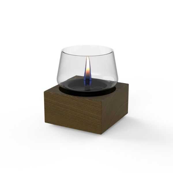 BOUGIE INTERIEUR POPPY 14 BOIS DE CHENE NOIR