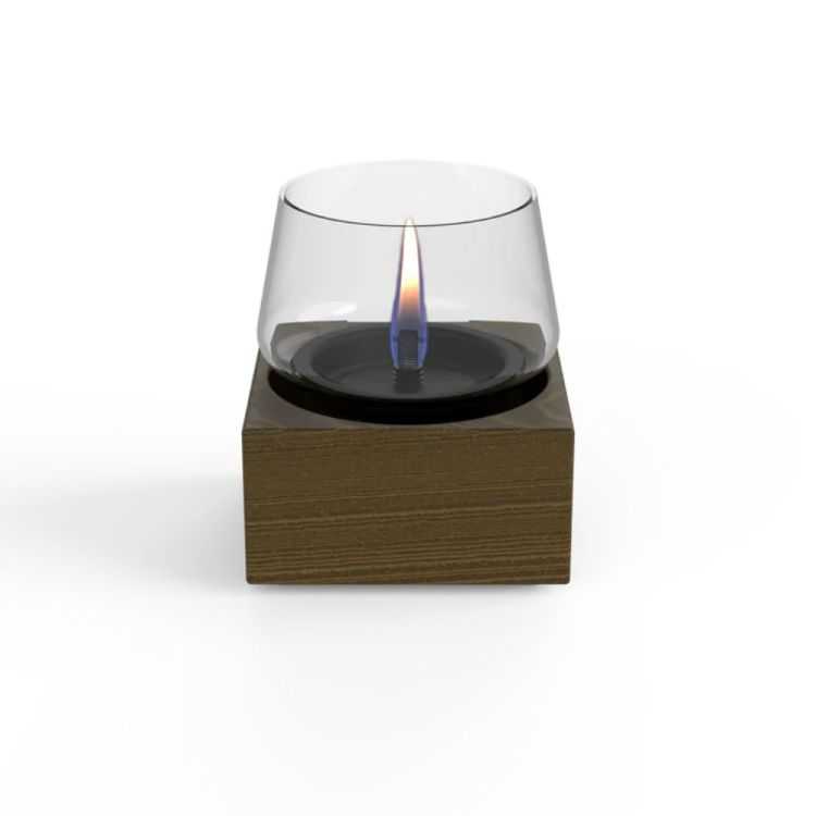 BOUGIE INTERIEUR POPPY 14 BOIS DE CHENE NOIR