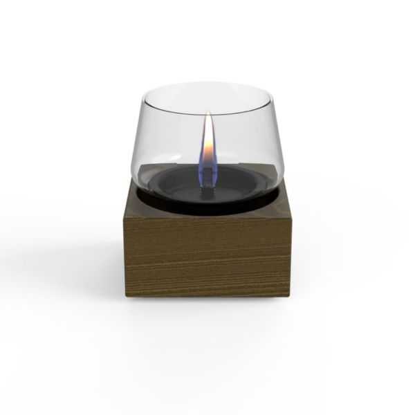 BOUGIE INTERIEUR POPPY 14 BOIS DE CHENE NOIR