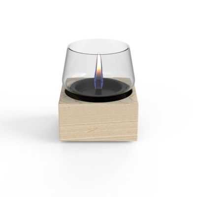 BOUGIE INTERIEUR POPPY 14 BOIS DE CHENE BLANC PATINE