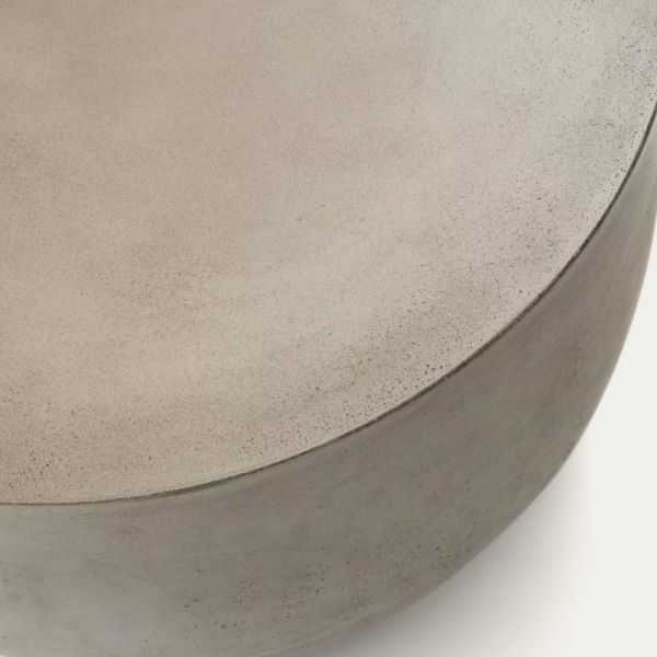TABLE BASSE RONDE GARBET 60 CM EN CIMENT