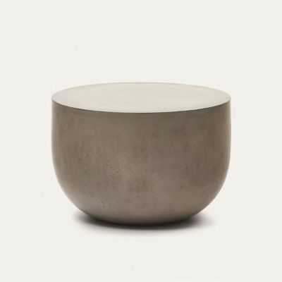 TABLE BASSE RONDE GARBET 60 CM EN CIMENT
