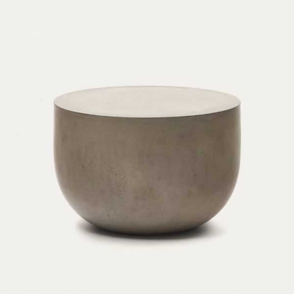 TABLE BASSE RONDE GARBET 60 CM EN CIMENT