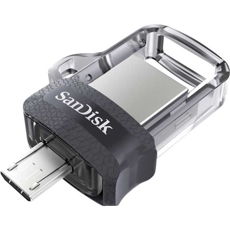 CHAVE USB / MICRO USB M 3.0 64 GB PRETO