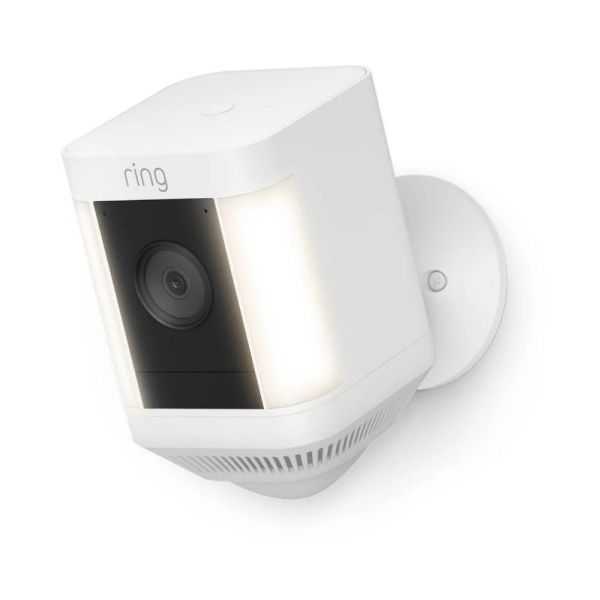 CAMERA SPOTLIGHT PLUS AVEC BATTERIE BLANC