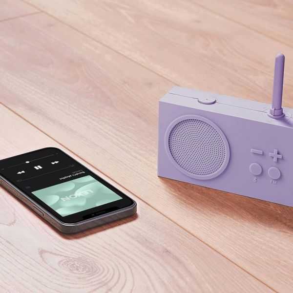 ENCEINTE TYKHO 3 BLUETOOTH RADIO FM BLEU FONCE
