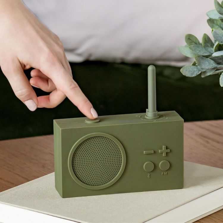 ENCEINTE TYKHO 3 BLUETOOTH RADIO FM BLEU FONCE