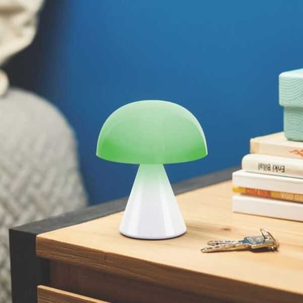 LAMPE LED MINA M ALU BLANC BRILLANT