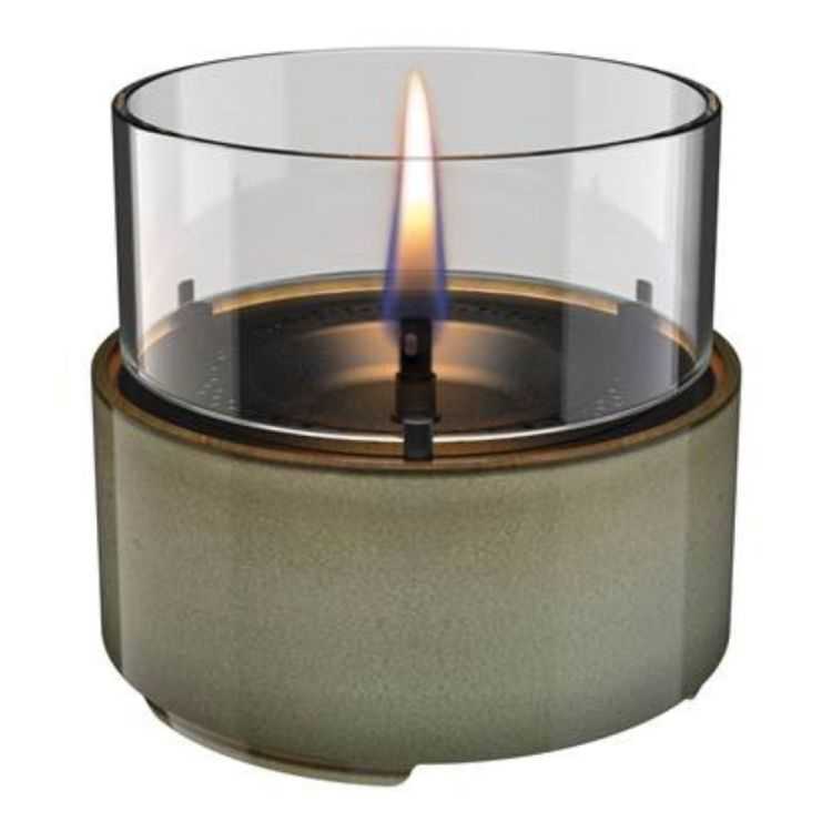 CAFE 18 INTERIOR CANDLE GREEN REACTIVE GLASS