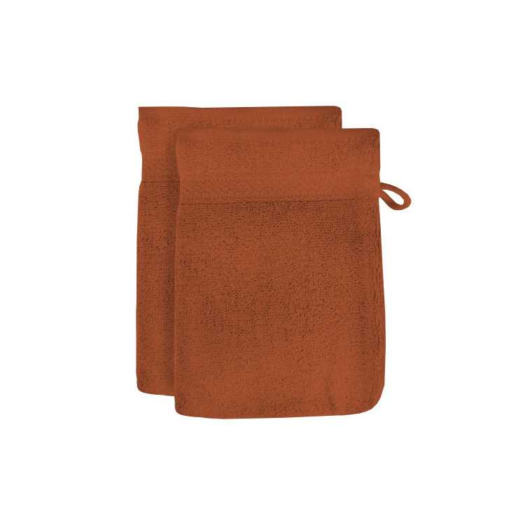 SET OF 2 TOILET GLOVES 500GR/M2 16X21 CM COTTON LAGUNE TERRA