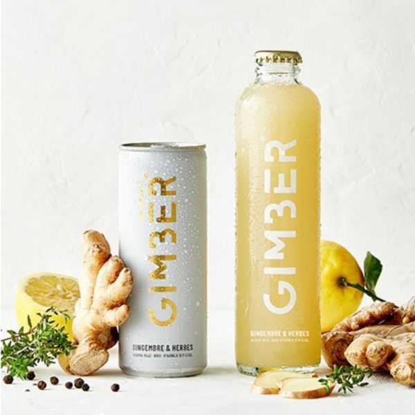 1 CANETTE FRAICHE GIMBER - READY TO DRINK BIO 250ML