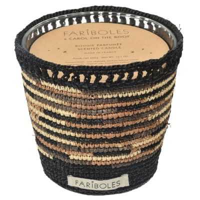 BOUGIE CHINÉ CACHEMIRE BOIS BLOND MIEL BLANC 400G 2