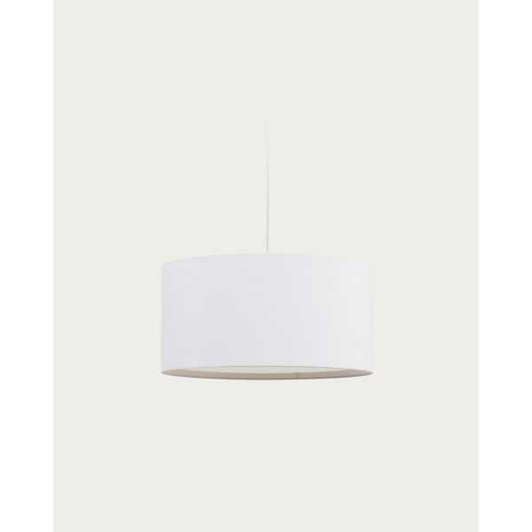 WHITE SANTANA SUSPENSION LAMPSHADE...