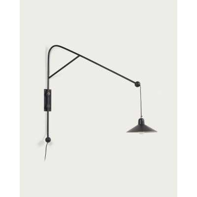 ELEAZAR WALL LIGHT IN BLACK...