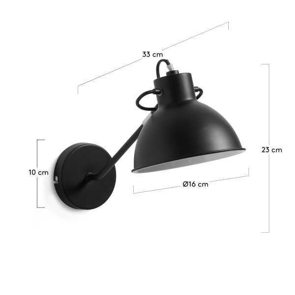 LUZ DE PAREDE PRETA OFFELIS